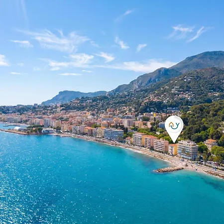 Les Rives D'or With Sea View Terrace - Happy Menton